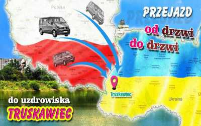 Przejazd w dwie strony do uzdrowiska Truskawiec (Ukraina)